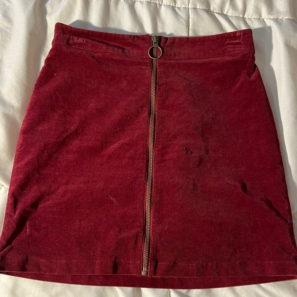 Red Mini Skirt